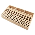 thumbnail image 1 of yuksok 46/98 Holes Leather Craft Tool Wood Holder Rack Stamp Organizer 98 Holes, 1 of 9