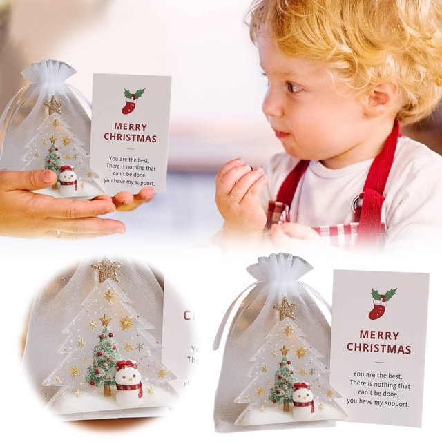 Decorative Stones Create Festive Snowscapes With Acrylic Scene Desktop And Decorative Figures For Holiday Display