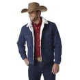thumbnail image 1 of Chaqueta Wrangler de corte vaquero con forro vaquero y sherpa para hombre, 1 of 4
