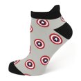 thumbnail image 1 of Captain America Gray Ankle Socks, 1 of 3