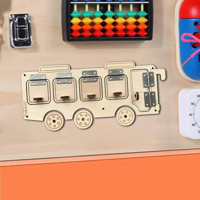 Langgg Planche d'Activités Sensorielle pour Enfants, Pièces pour Cadeaux Bus