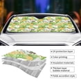 thumbnail image 4 of Kdxio Gnome and Pineapple Print Front Windshield Sun Shade,Folding Auto Sunshade for Car Truck SUV-Small, 4 of 7