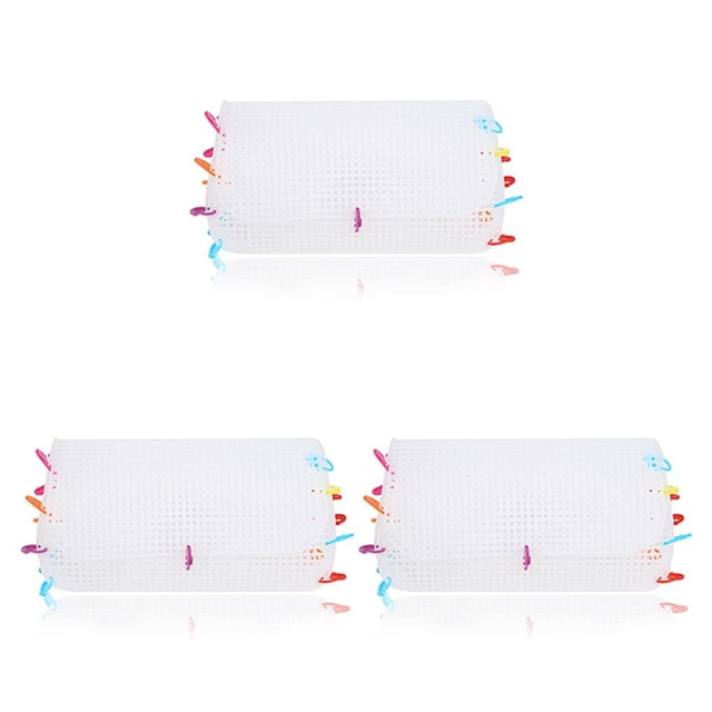 bedienty Plastic Mesh Cloth Canvas Sheets Wallet Bag Sewing Thread Craft Handicraft DIY Handicraft Accessory Crafting Supplies Large 3Set