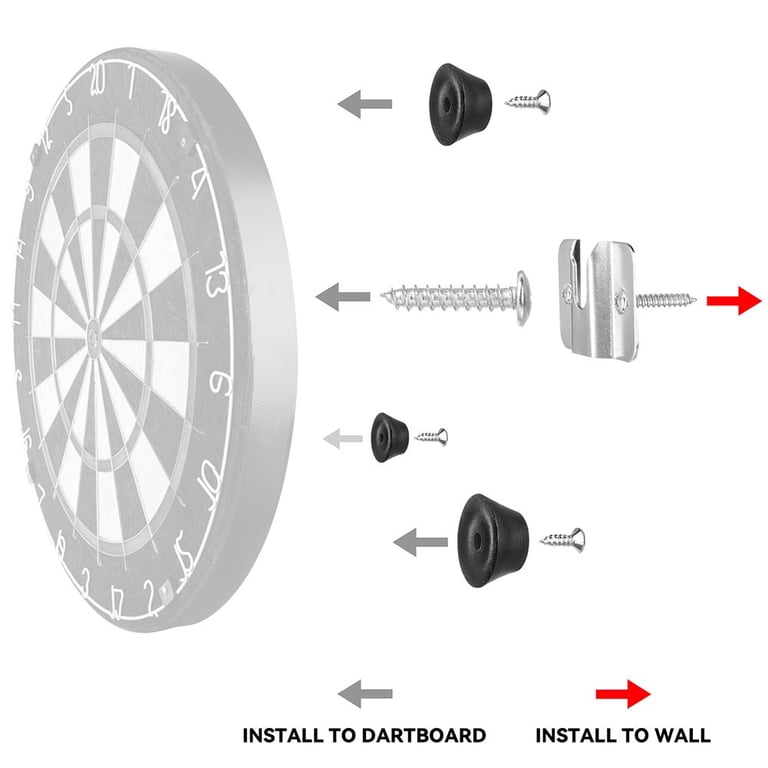 Darts Board Bracket With Screws Dartboard Wall Mounting  display picture 1