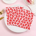 thumbnail image 6 of Eespoir Valentines Day Paper Napkins, Disposable Patterns Napkins, Festive Decorative Table Napkins, For Valentines Day Table Setting, Party, 5 Pack 100 Sheets Total(F), 6 of 6