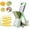 Green, variant on ONCE FOR ALL Slicer,Safe Mandoline Vegetable Slicer Chopper,Onions Potatoes Vegetable Cutter for Kitchen,Sky Blue