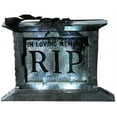 thumbnail image 2 of Fun World Tombstone Light-Up Pedestal with Rose Halloween Decoration - 20.5 in x 15 in x 2.5 in, 2 of 2