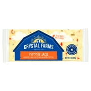 Angle View: Crystal Farms Pepper Jack Cheese, 8 oz.