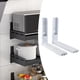 thumbnail image 5 of Soporte de montaje para microondas, soporte de pared para horno microondas, para cocina, hotel, hogar. Blanco, 5 of 9
