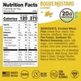 thumbnail image 7 of Lenny & Larry's Fitzels Protein Pretzels Snack, Boujie Mustard, 20g of Protein, 8 Pack, 7 of 7