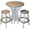 Taupe/Beige, variant on Pub Set, 30-Inch Round with 2 Stools, Taupe/Beige