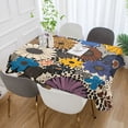 thumbnail image 2 of Yayeee Tablecloths 60" x 90" Rectangle Wrinkle Resistant Party Table Cover, Beige Flowers, 2 of 8