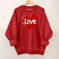 thumbnail image 4 of WTXUE Valentines Shirt for Women Love Heart Printed Sweatshirts Graphic Warm Sweatshirts Pullover Sweatshirts Warm Sweatshirts Athletic Sweatshirts Long Sleeve Sweatshirt Orange S, 4 of 5