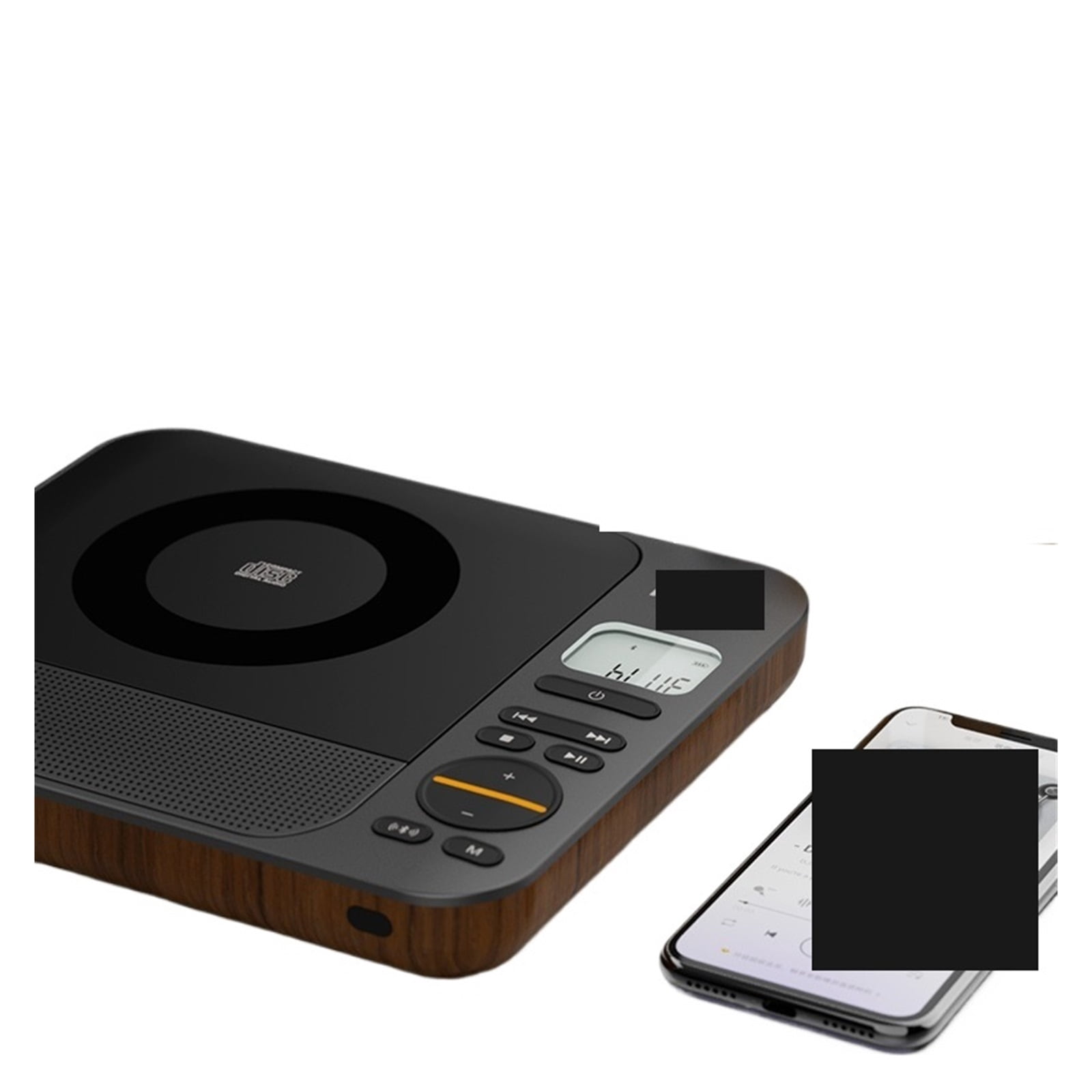 Bluetooth CD Player Desktop Speaker Music Album Player Perfect for Home Decor and Entertainment