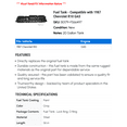 thumbnail image 2 of Fuel Tank - Compatible with 1987 Chevy R10 GAS, 2 of 2