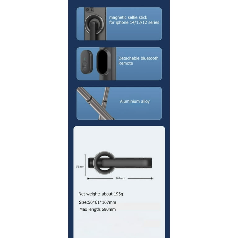 NEEWER Trépied Flexible Avec Télécommande, Mini Trepied Smartphone