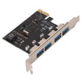thumbnail image 2 of Tarjeta de expansión PCIE, PCI E a USB US Puertos de tarjeta de expansión Tarjeta de expansión Estética elegante, 2 of 12