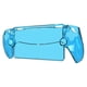 thumbnail image 1 of Funda Protectora Transparente Ndcxsfigh para PS5 Portal A Prueba Golpes Lavable Azul, 1 of 9