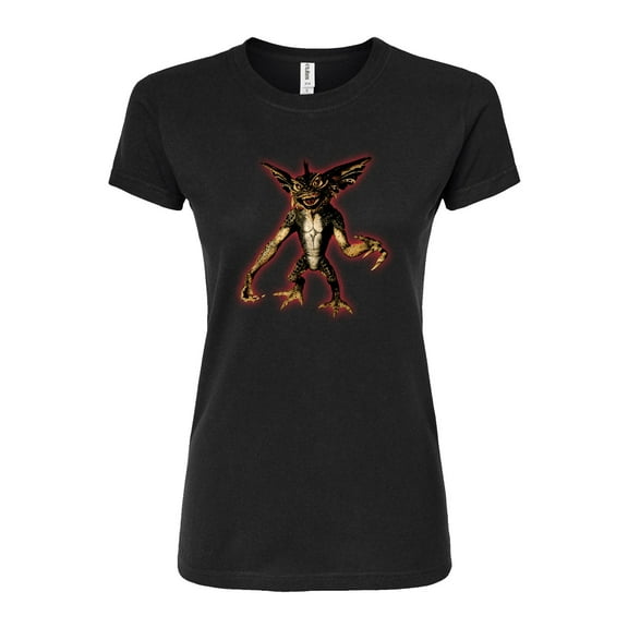Gremlins - Grim Glowing Evil - Juniors Fitted Graphic T-Shirt