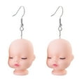 thumbnail image 5 of SUSHANG Doll Head Earrings Creative Handmade Funny and Cute Doll Head Earrings and Exaggerated Hip Hop and Dancing Earrings, 5 of 9