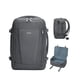 thumbnail image 1 of Mochila de viaje ECOHUB de 17 pulgadas con puerto USB y funda para equipaje, color gris, 1 of 8