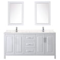 thumbnail image 3 of Wyndham Collection Daria 72" Light-Vein Wood Double Bathroom Vanity in White, 3 of 5