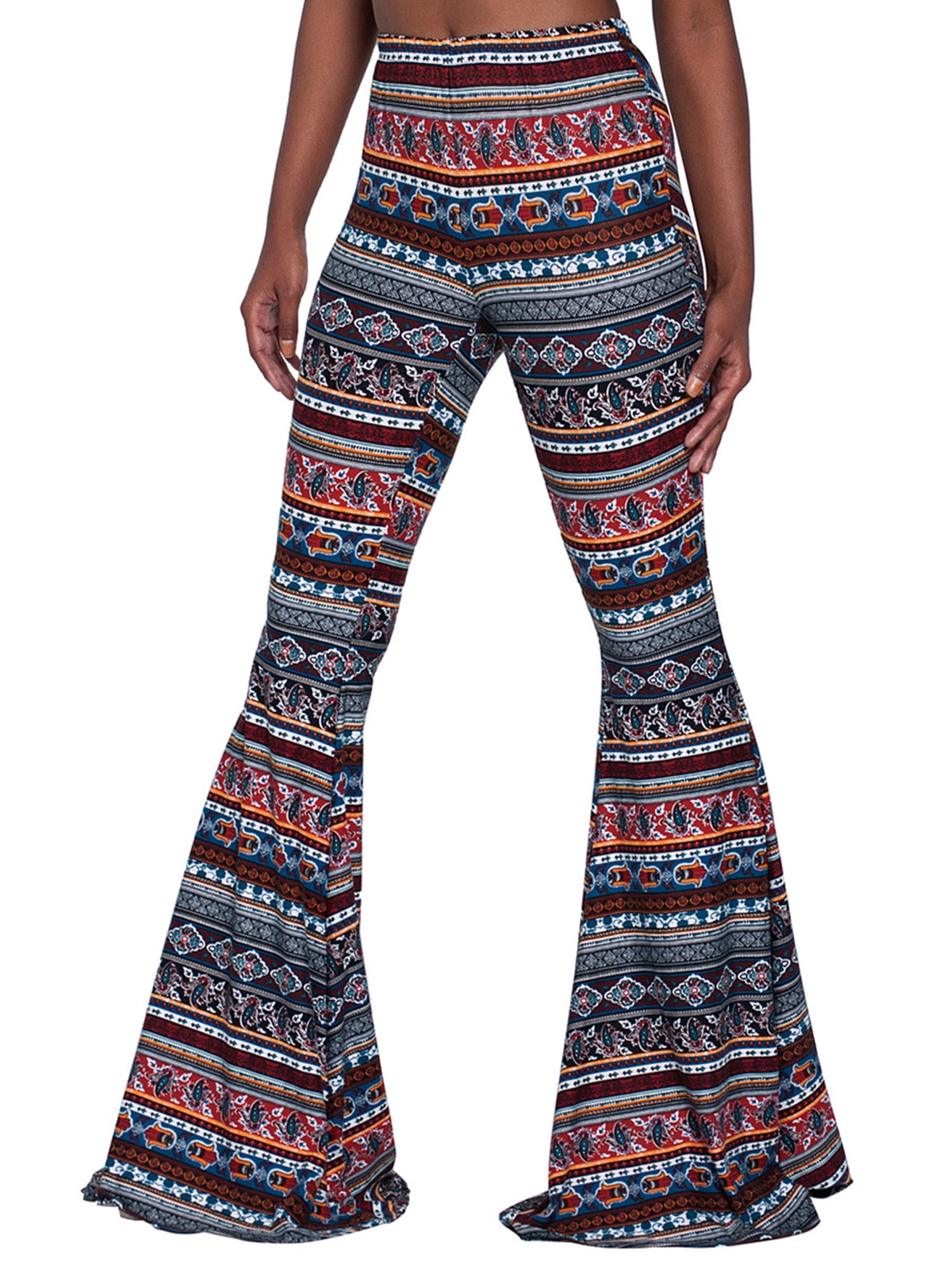 Patterned Bell Bottom Yoga Pants seeds.yonsei.ac.kr