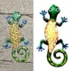 thumbnail image 4 of 2xWall Hanging Gecko Artworkd Decorativo Decoración de Jardín Al Aire Libre Amarillo Sunnimix Escultura colgante de valla, 4 of 7