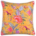 thumbnail image 5 of Throw Pillow Covers Pack of 2 for Living Room Table, Floral Printed Cushion Case, 20x20 inches - Dark Yellow - Home Decor, 5 of 7