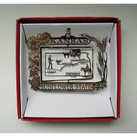 - kansas christmas ornament state souvenir gift