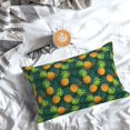 thumbnail image 5 of Naloa Pineapples with Palm Leaves Pillow Covers, Throw Pillow Case Cushion Covers,Cushion for Bedroom,Couch,Home-14"x20", 5 of 6