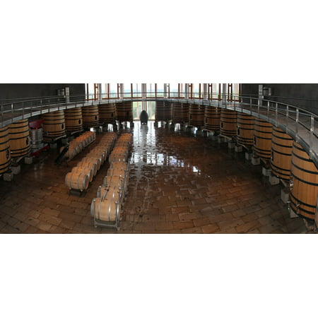 Canvas Print Wine Tasting Santa Cruz Winery Wine Route Chile Stretched Canvas 10 x (Best Santa Cruz Wineries)