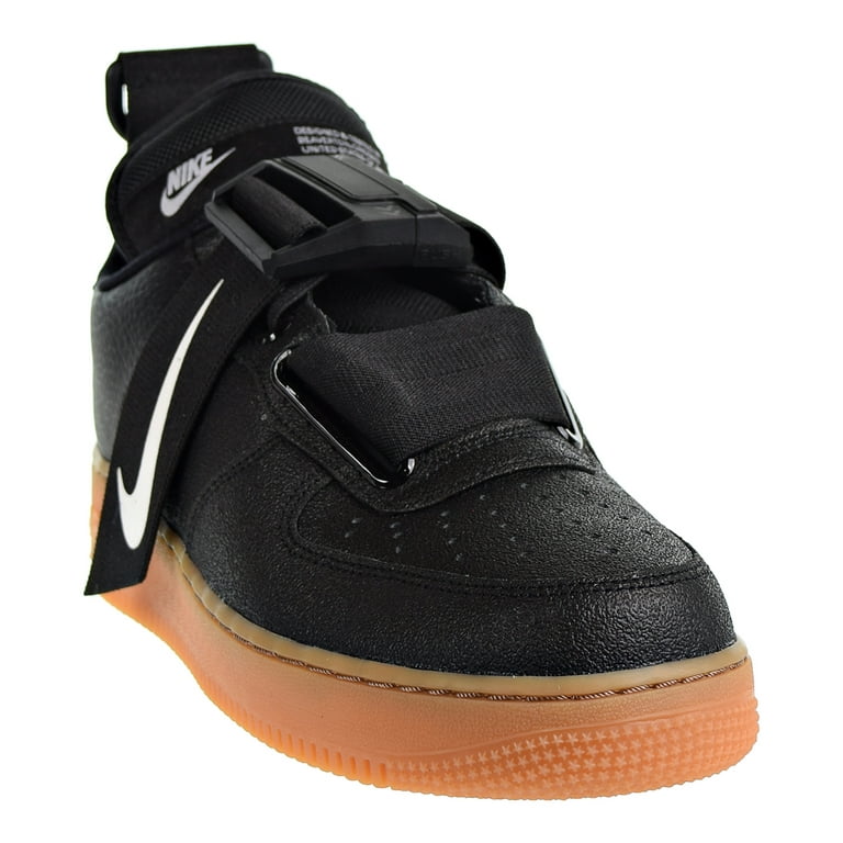 Nike Air 1 Unisex/Men's Shoes Black/White/Gum-Medium Brown Walmart.com