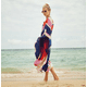 thumbnail image 5 of 136 blusa de bikini de playa con flores de posicionamiento de rayón, vestido de falda larga de playa, kimono, 5 of 5
