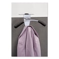 thumbnail image 5 of Alba American Over the Panel Coat Hook Silver PMMOUSPART, 5 of 6