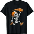 thumbnail image 3 of Halloween Skeleton Funny Football Shirt for Teens Boys Men T-Shirt, 3 of 4
