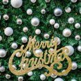 thumbnail image 5 of Dmlowu Merry Christmas Tree Ornaments - 6" Shiny Letter Christmas Ornaments for Xmas Tree, Hanging Christmas Decorations Pendant for Holiday Party, 5 of 5