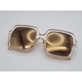 thumbnail image 4 of Fashion Big Square Women Luxury Sunglasses Vintage Brown color, 4 of 6