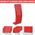 thumbnail image 3 of Heavy Duty Steel Car Ramps, 8000 Lbs Capacity Vehicle Service Ramps with 8-Inch Lift for SUV and Truck Oil Change, 2 Pack，Red, 3 of 5