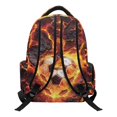 thumbnail image 2 of FUIALDOLG Fiery Lava Soccer Ball School Bag with Lightweight, multi-tasche Breathable 17" Backpack for Little Boys for Elementary Outdoor, 2 of 9