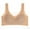 Beige, variant on Viikei Bras for Women Sports Bras Wirefree Fashion Plus Size Elastic Comfort Lace Vest Lingerie