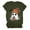 Army Green, variant on Halloween Ghost Shirts for Women Casual Short-Sleeved Ghost Print T-Shirt Retro Fall Spooky Season Tees Tops