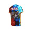 thumbnail image 4 of Roblox T-shirt pour Enfants Manches Courtes Col Rond Garçons Filles 3D Dessin Animé Chemises Décontractées, 4 of 6