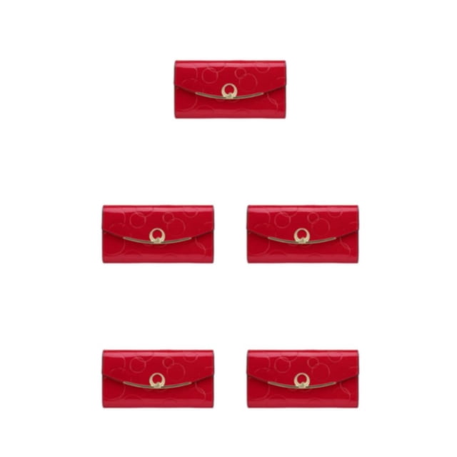 Minnieouse Cartera de cuero para mujer, reemplazo de gran capacidad, Color sólido, tarjetero Rectangular, carpeta de fotos, monedero para niñas, Type2 NO2