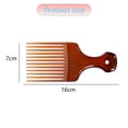 thumbnail image 2 of 3 Peine para el cabello doméstico, peine de plástico con dientes anchos, peine para el cabello con estilo portátil, 2 of 5