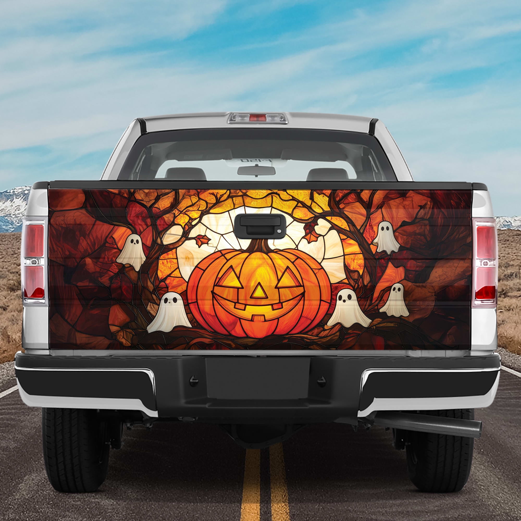 Reaper Skull Hand Graphic Tailgate Hood Window Decal Vehicle