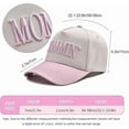 thumbnail image 2 of Vintage Two-Tone Women's Baseball Cap, Mommin Trucker Hat for Women & Men, Adjustable Baseball Cap, Mother Day Ponytail Hat, 2 of 18