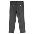 thumbnail image 2 of Buyless Fashion Boys Pants Flat Front Slim Fit Polyester Formal Solid Color - 20W1824-CHR-14, 2 of 7