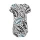 thumbnail image 4 of ICHUANYI Clearance Women's Casual Short Sleeve Open Button Round Neck Loose Fit Pleated Tunic Shirt Blouse Tops(Gray, XL) ICHUANYI WER2023081400307, 4 of 6