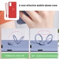 thumbnail image 2 of Phone Case TPU Smartphone Cover holder phone Shockproof Color Ring Holder Protector Cover, Replacement for Note 20 Ultra, Red, 2 of 7